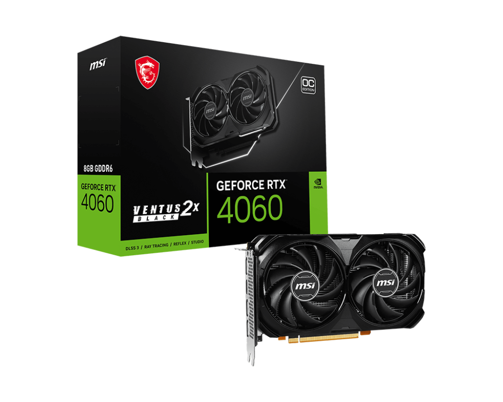 MSI GeForce RTX 4060 VENTUS 2X 8 GB OC (912‑V516‑004)