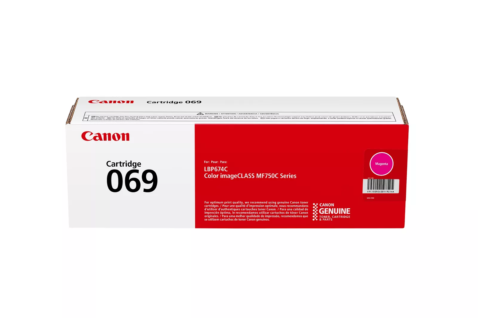 Canon 069 Magenta Toner Cartridge (5092C002AA)