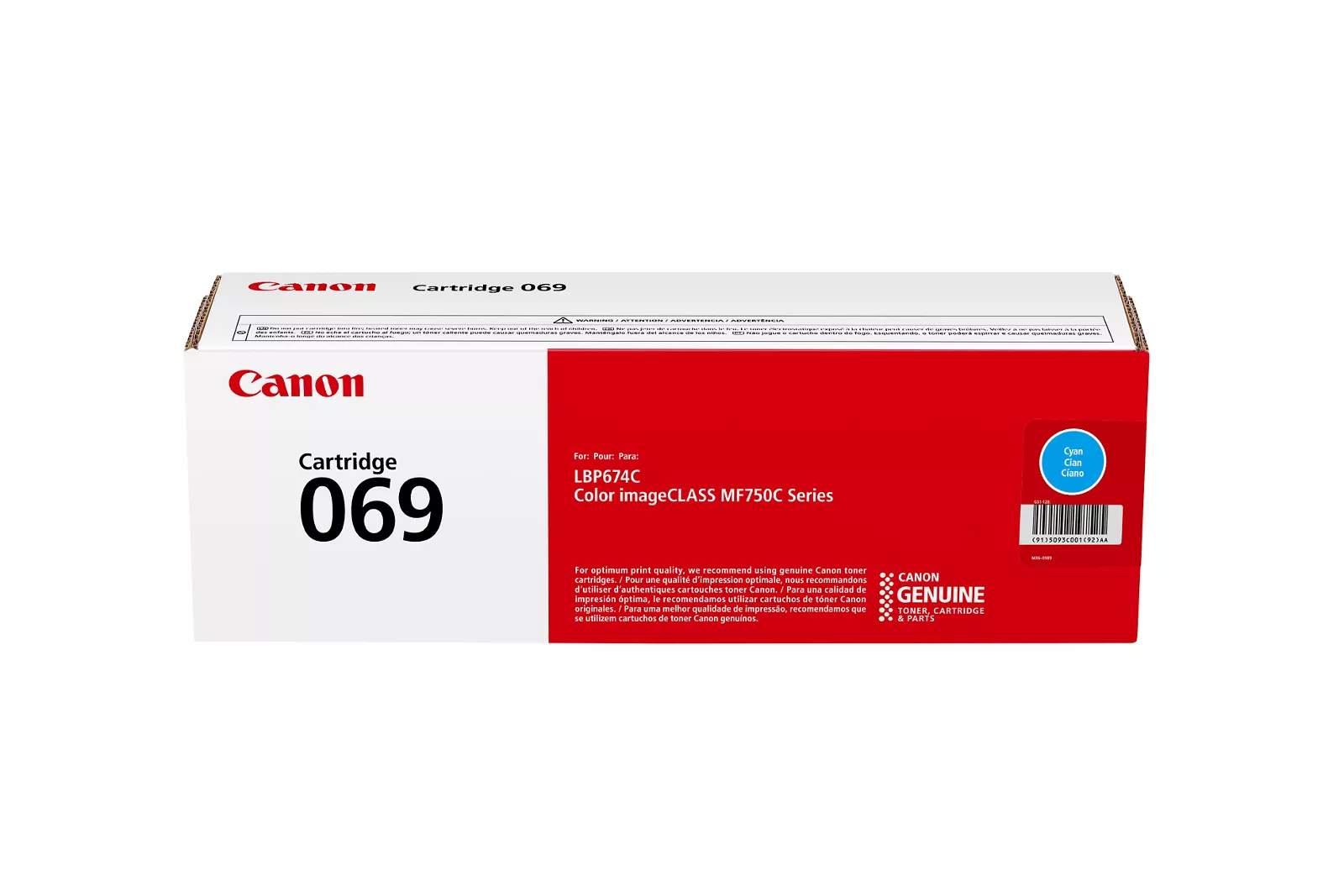 Canon 069 Cyan Toner Cartridge (5093C002AA)