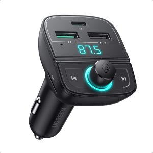 UGREEN Bluetooth Car Charger (Black, UG‑80910 / CD229)