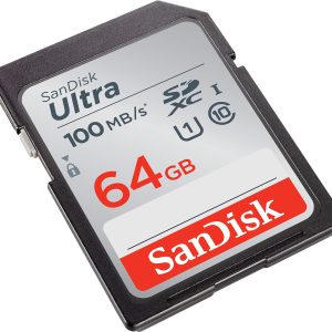SanDisk Ultra SDXC 64GB 100MB/s Class 10 UHS-I SDSQUNR-064G-GN3MN