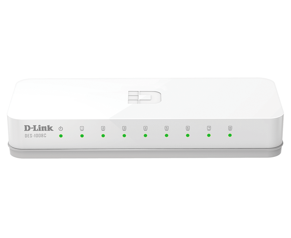 D-Link DES-1008C/B 8 port 10/100Base-T Unmanged Switch