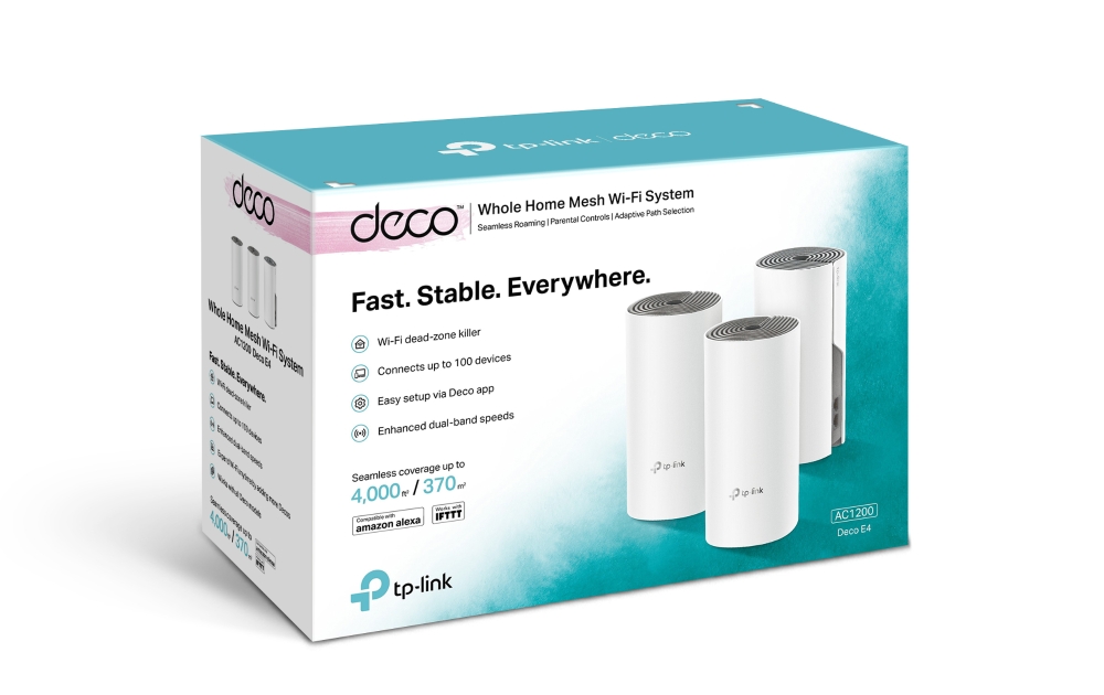 TP-Link Deco E4 AC1200 Whole Home Mesh Wi-Fi System