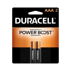 Duracell Plus Power AAA Alkaline Battery Pair