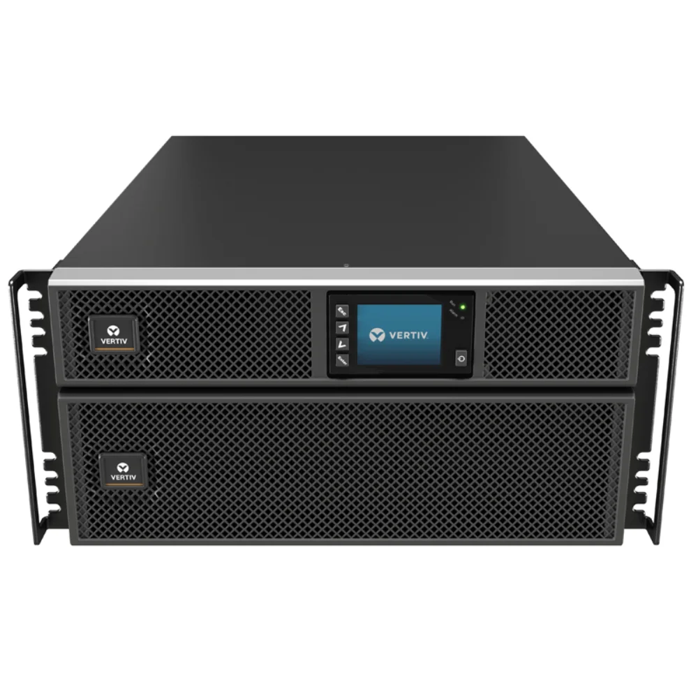 GXT5 10,000VA 1Ph online RACK/TOWER UPS. 1.0 power factor. LCD display. Hot swap internal battery. 5U. Optional Network card-GXT5-10KIRT5UXLE