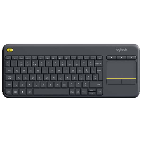 Logitech Wireless Keyboard with touchPad K400 Plus – Black – 920-007145