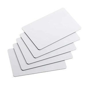Plain White High Quality PVC Cards