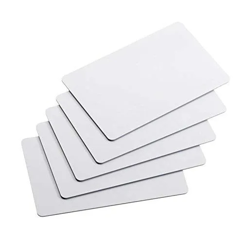Plain White High Quality PVC Cards