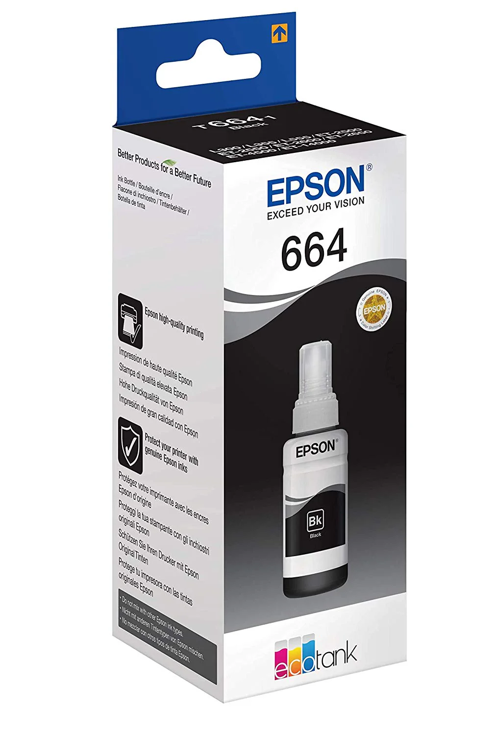 Epson T6641 Black Ink (C13T664100)