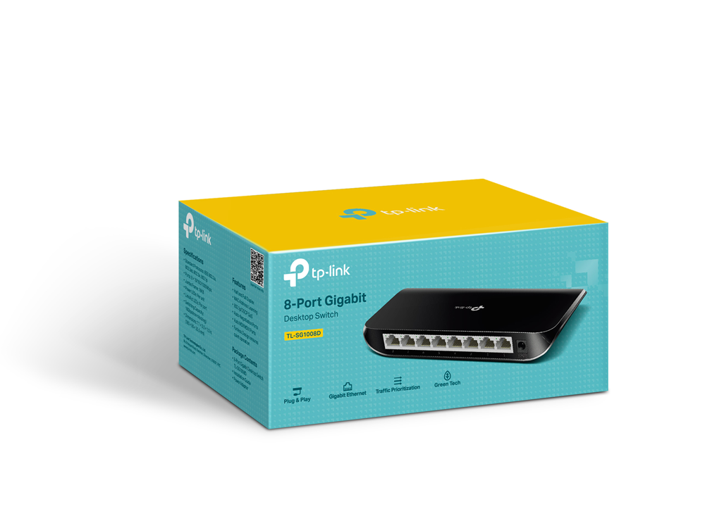 Tp-link TL-SG1008D 8-Port Gigabit Desktop Switch