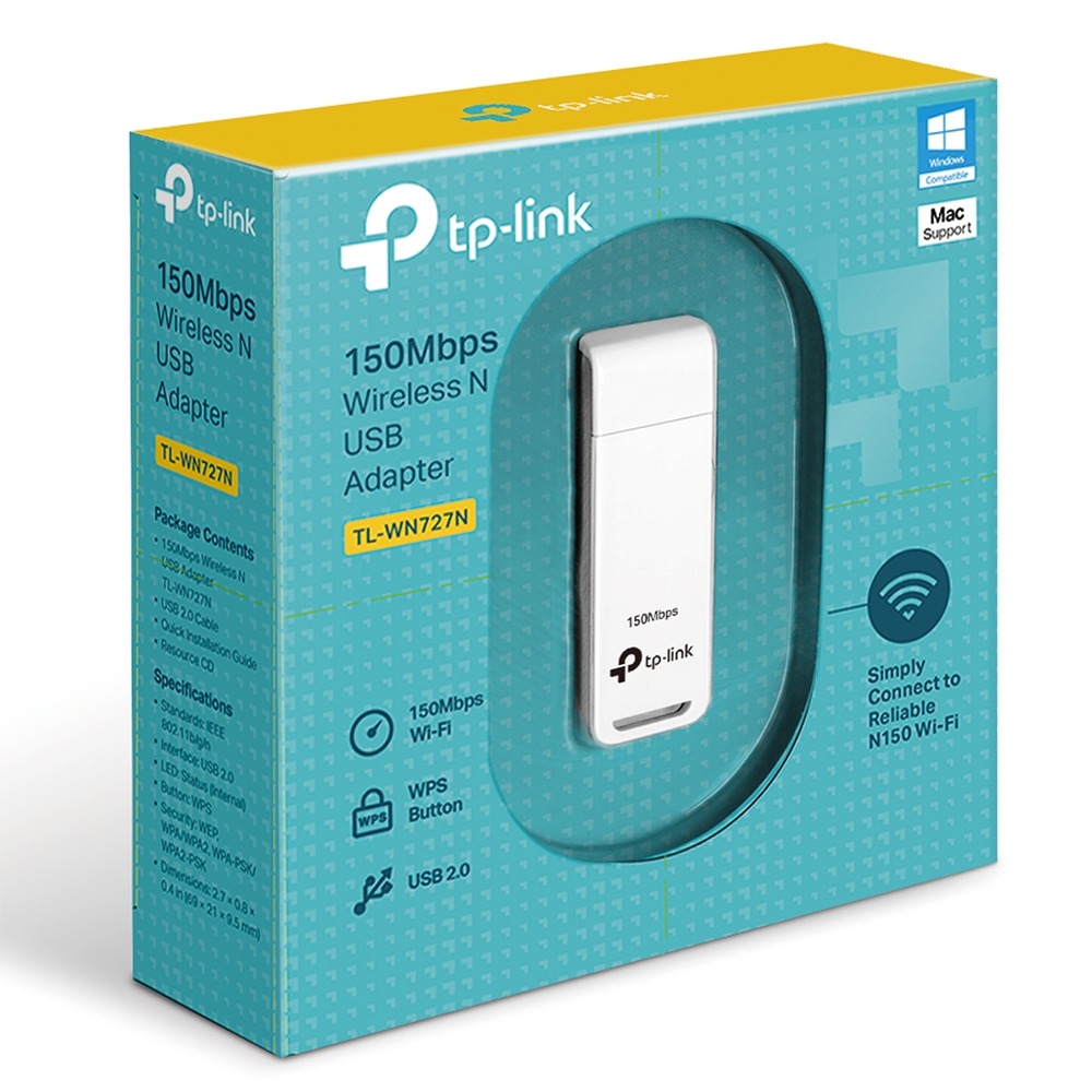 TP-Link TL-WN727N 150Mbps Wireless USB Adapter - Image 2