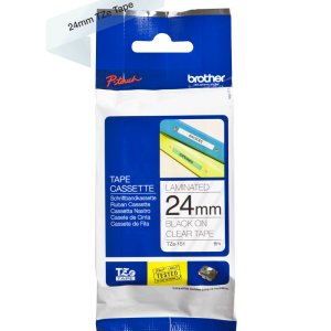 Brother Tape TZe-151 24mm Black On White