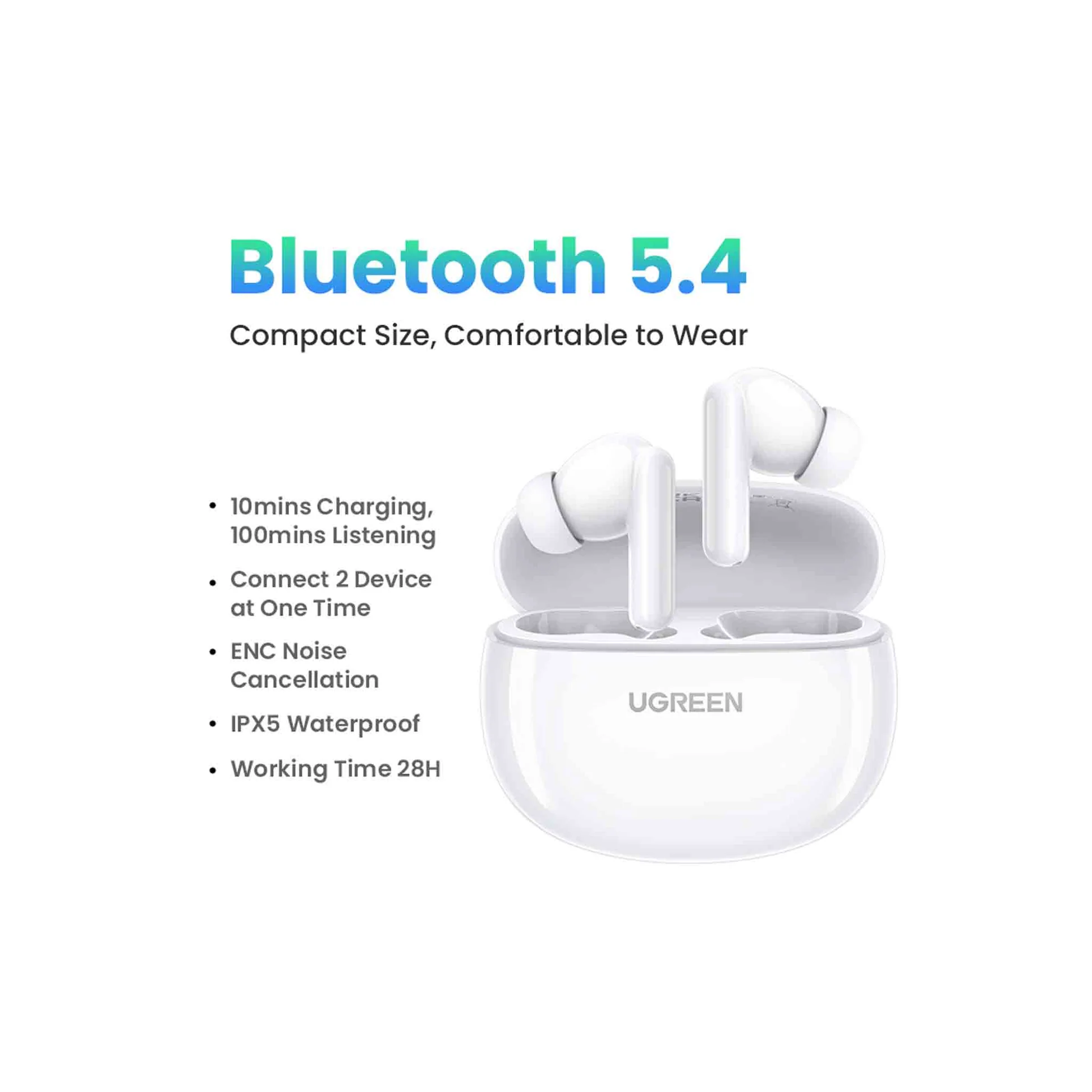 UGREEN HiTune P3 True Wireless Earbuds (WS207, UG-45110) - Image 2