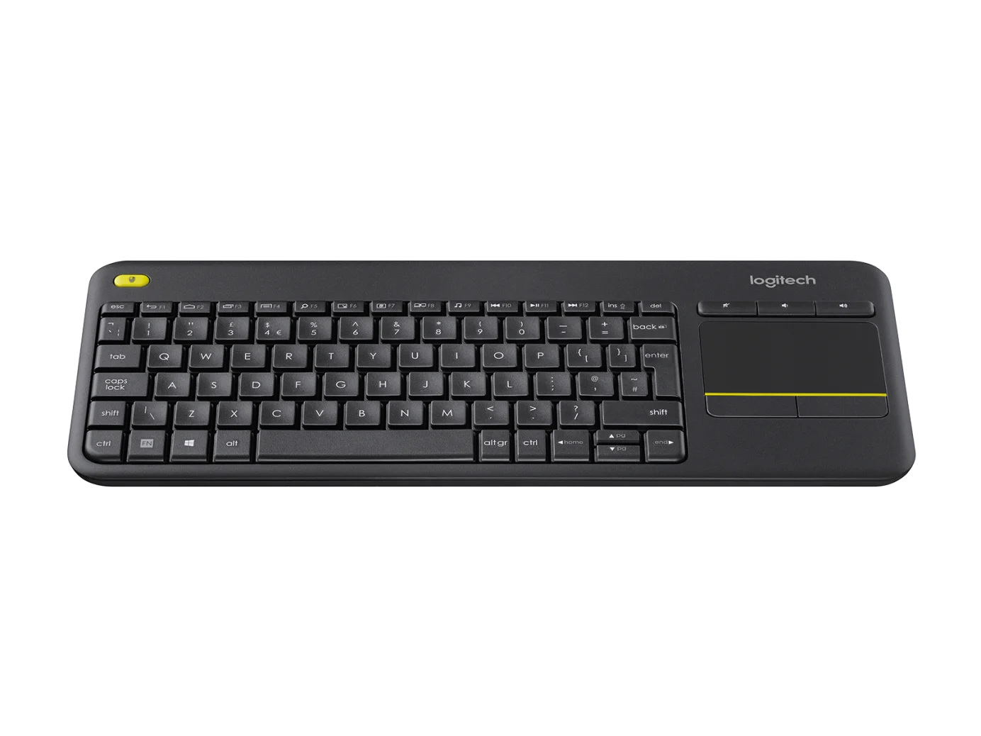 Logitech Wireless Keyboard with touchPad K400 Plus – Black – 920-007145 - Image 2