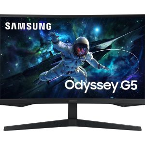 Samsung 27" Odyssey G5 G55C QHD 165Hz Curved Gaming Monitor LS27CG552EMXUE