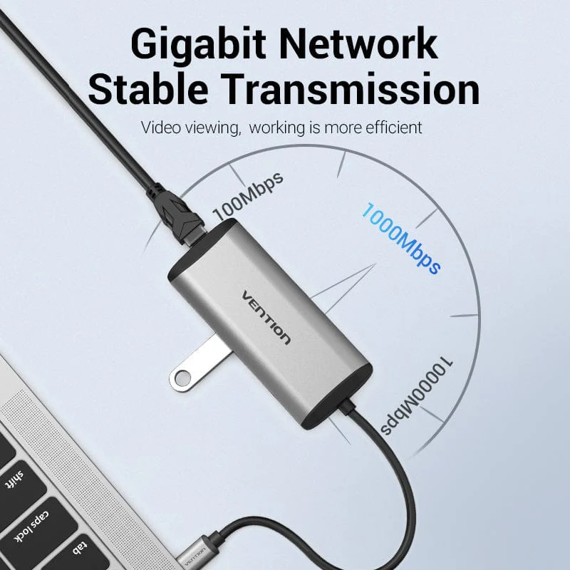 Vention USB C Multi-function 9 in 1 Docking Station (THAHB) - Image 2