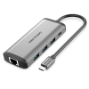 Vention USB C Multi-function 8 in 1 Docking Station (CNDHB)
