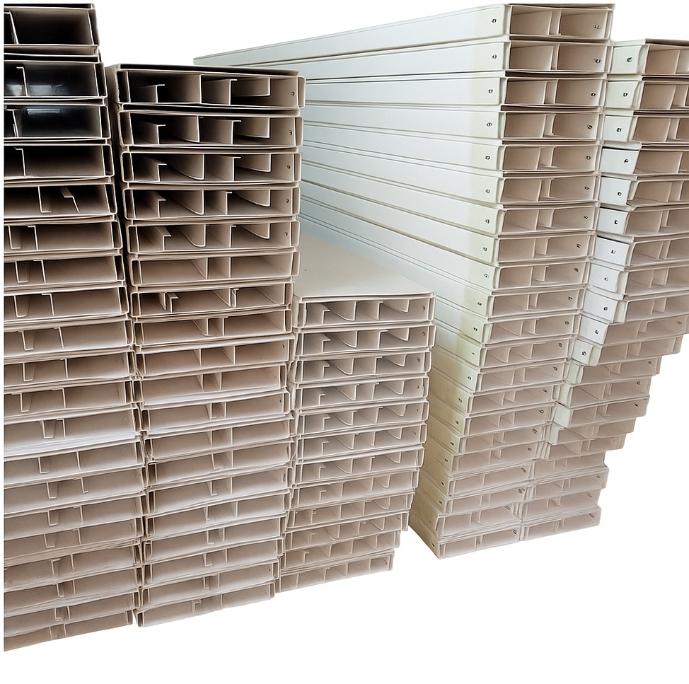 50mm x 250mm Metal Trunking - Powder Coated