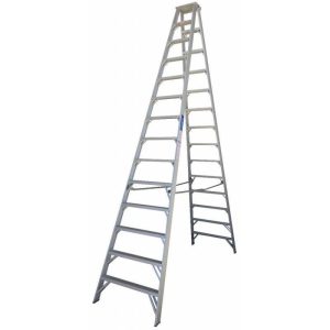 Aluminium Double Sided A Shape Ladder 14 Steps