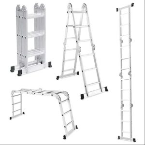 Fundi 4 X 8 Aluminum Folding Ladder FFL48