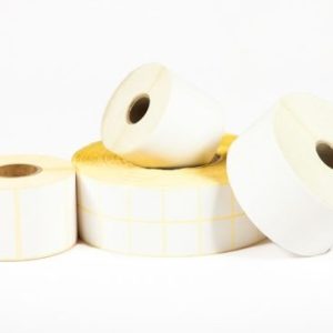27mm x 27mm Self Adhesive Thermal Barcode Rolls – 1000 Stickers