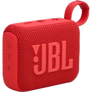 JBL GO 4 Ultra-Portable Bluetooth Speaker Red – Waterproof Wireless Portable Speaker