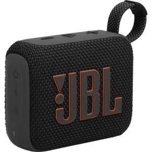 JBL GO 4 Ultra-Portable Bluetooth Speaker Black – Compact Waterproof Wireless Speaker