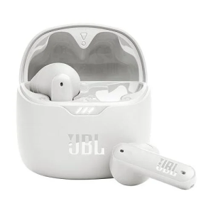JBL Tune Flex Wireless Earbuds White – True Wireless Bluetooth Earbuds with Active Noise Cancelling and JBL Pure Bass Sound