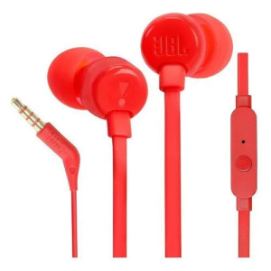 JBL Tune 110 In-Ear Wired Earphones Red
