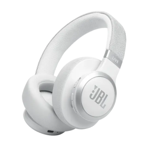 JBL Live 770NC Wireless Noise Cancelling Headphones White – Over-Ear Bluetooth Headphones with JBL Signature Sound