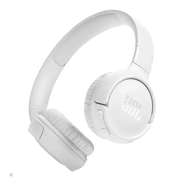 JBL Tune 520BT Bluetooth Headphones White – Wireless On-Ear Headphones with JBL Pure Bass Sound