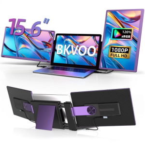 Macsecor 15.6 Inch FHD Laptop Screen Extender Triple Monitor Portable Display 1080p USB-C HDMI