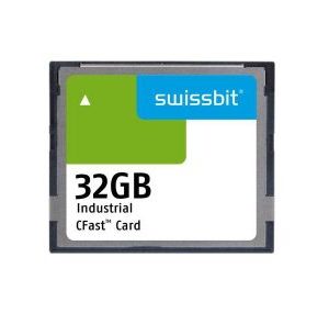 SWISSBIT INDUSTRIAL CFAST CARD 32GB SFCA032GH1AO2TO-I-QC-216-STD