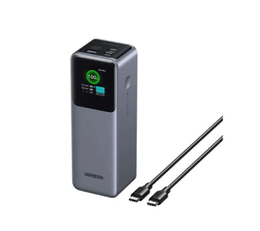 UGREEN PB726 25000mAh 200W Laptop Portable Power Bank Black (UG-35552B)
