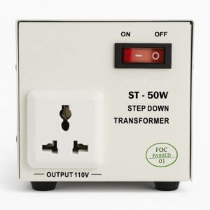 50 Watts Step Down Transformer 220V to 110V Voltage Converter for Appliances and Electronics