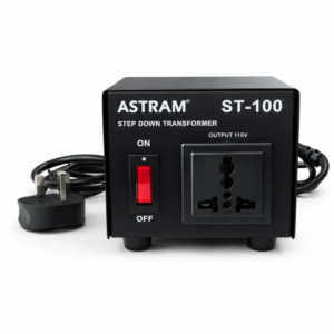 Astram 100W Step Down Transformer 220V to 110V Voltage Converter for Appliances and Electronics