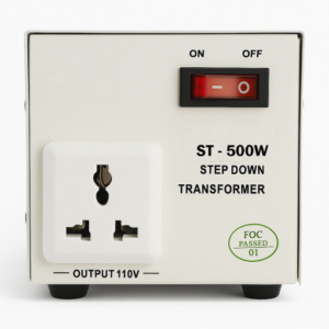 Drom Power 500W Step-Down Transformer (ST-500W) – 220V to 110V Voltage Converter